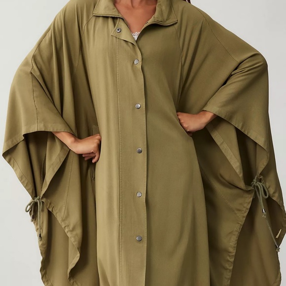 Pilcro Khaki Utility Jacket-Green - Picture 3 of 4